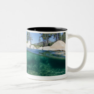 Tasse 2 Couleurs Au-dessus et au-dessous du lac Tahoe