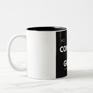Tasse 2 Couleurs Aucun Confort Aucune Croissance Motivation pour Sa