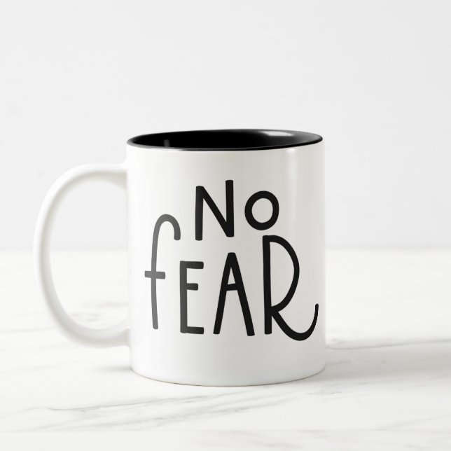 Tasse 2 Couleurs aucune crainte (Gauche)