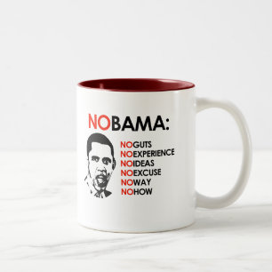 TASSE 2 COULEURS AUCUNE EXPÉRIENCE, NOBAMA