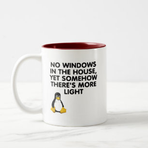 Tasse 2 Couleurs Aucunes fenêtres dans la maison…
