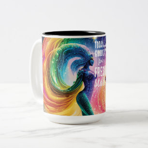 Tasse 2 Couleurs Aujourd'hui est un bon jour de nouveau départ Cita