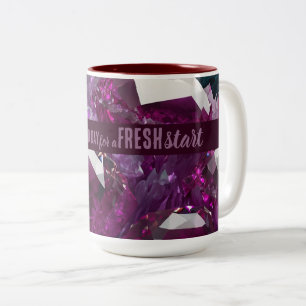 Tasse 2 Couleurs Aujourd'hui est un bon jour de nouveau départ Cita