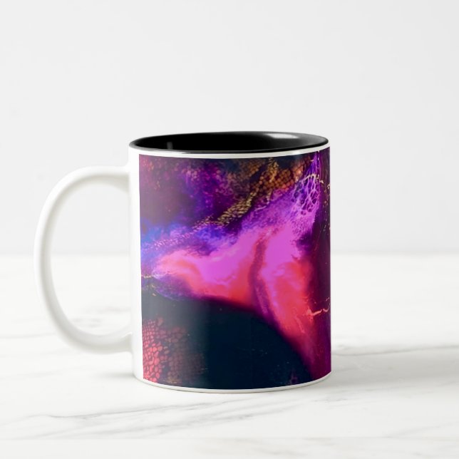 Tasse 2 Couleurs Aurora-Inspired Luxury Art (Gauche)