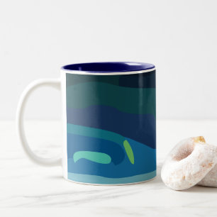 Tasse 2 Couleurs Aurore Boréale Lumières du Nord