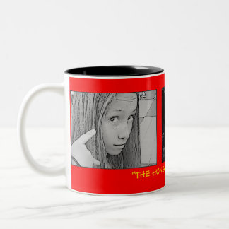 Tasse 2 Couleurs AUSSIE1, EDDIE BW FONT FACE, bonjour naïf ! , "LE