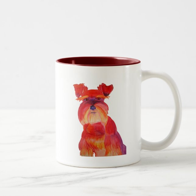 Tasse 2 Couleurs Austin en rouge (Droit)