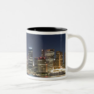 Tasse 2 Couleurs Australie, Sydney. Skyline avec l'Opéra vu