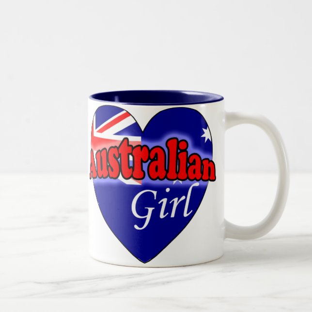 Tasse 2 Couleurs Australienne (Droit)