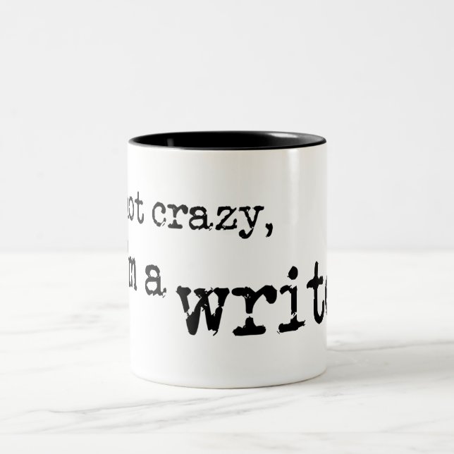 Tasse 2 Couleurs Auteur fol - NOIR (Centre)