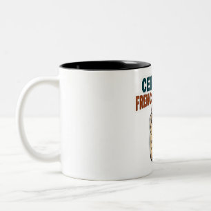 Tasse 2 Couleurs Autocollant Burrito Français Certifié
