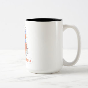 Tasse 2 Couleurs Autocollant de chat introverti drôle