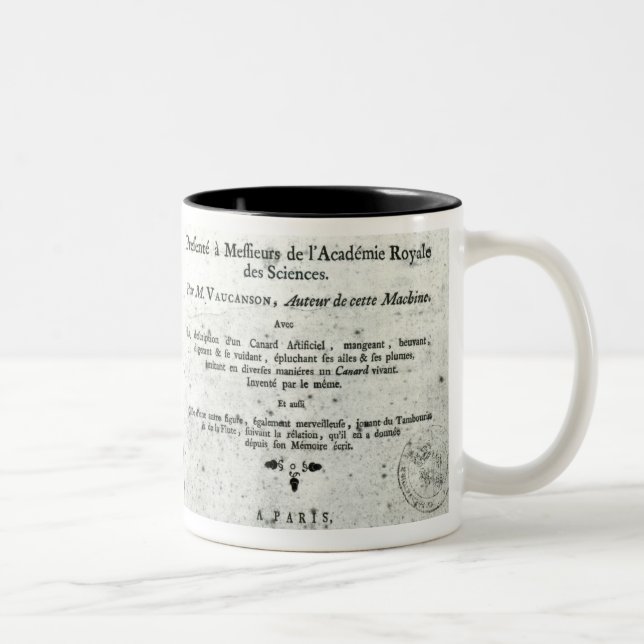 Tasse 2 Couleurs Automates, illustration du frontispice (Droit)
