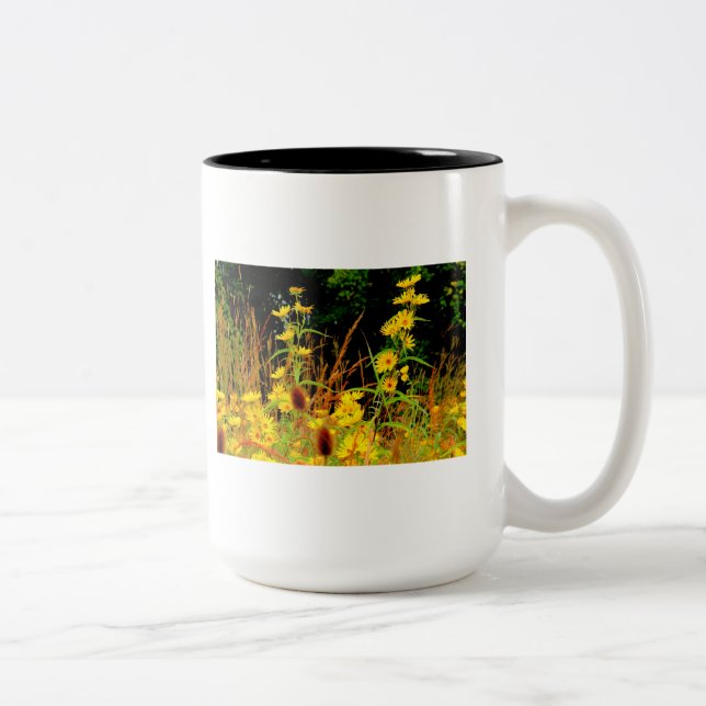 Tasse 2 Couleurs Automne à la colline #9 de chariot (Droit)
