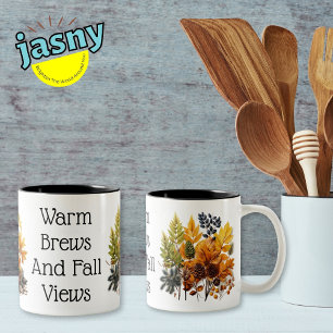 Tasse 2 Couleurs Automne automne élégant