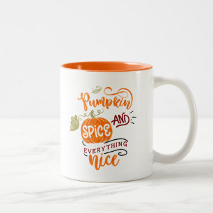 Tasse 2 Couleurs Automne - Épices Citrouilles et tout est agréabl