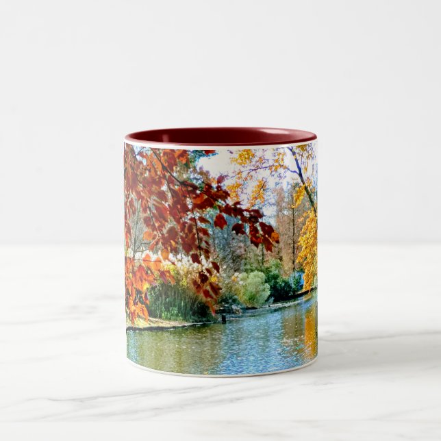 Tasse 2 Couleurs Automne sur l'eau (Centre)