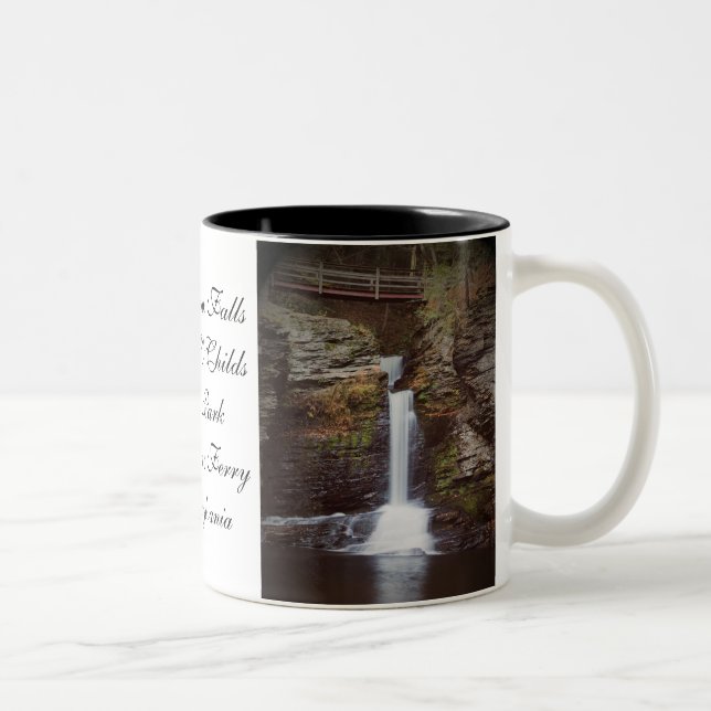 Tasse 2 Couleurs Automnes de saut de cerfs communs (Droit)