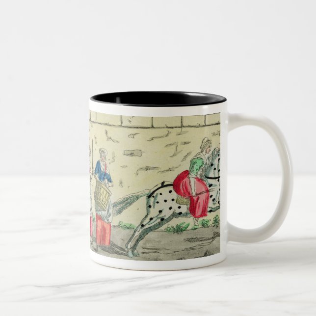 Tasse 2 Couleurs Avant-garde des femmes allant à (Droit)