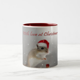 Tasse 2 Couleurs Avec amour à Noël