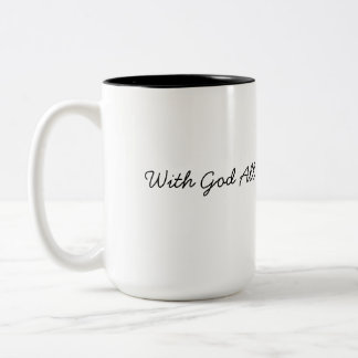 Tasse 2 Couleurs Avec Dieu Tout Est Possible