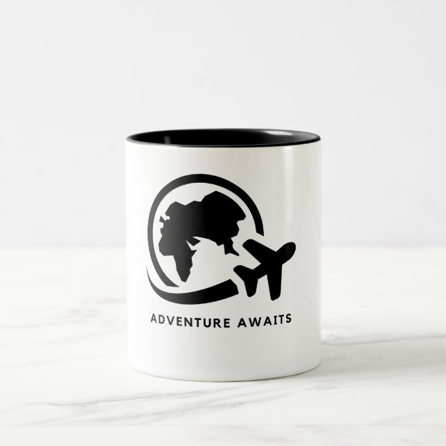 Tasse 2 Couleurs Aventure Attend (Centre)
