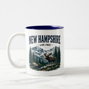Tasse 2 Couleurs Aventure dans les Montagnes Blanches du New Hampsh