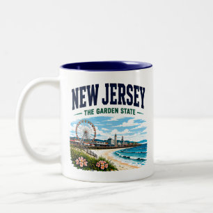 Tasse 2 Couleurs Aventure sur les rives du New Jersey