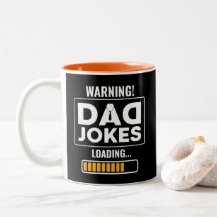 Tasse 2 Couleurs Avertissement de joli design ! Chargement de blagu