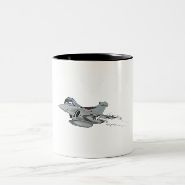 Tasse 2 Couleurs Avion de dessin (Centre)