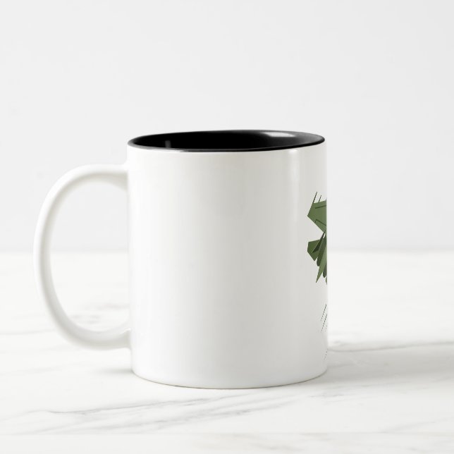 Tasse 2 Couleurs avion militaire (Gauche)