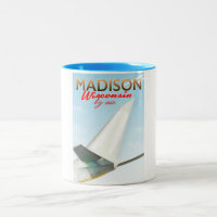 Avis de vol Vintage Madison Wisconsin USA