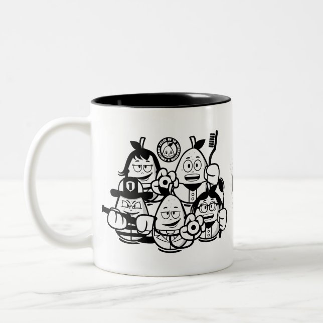 Tasse 2 Couleurs Avocado friends (Gauche)