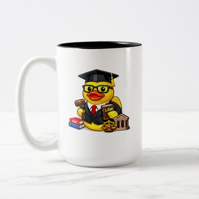 Tasse 2 Couleurs Avocat Canard en Caoutchouc (Gauche)