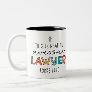 Tasse 2 Couleurs Avocat   Procureur   Awesome Avocat Drôle