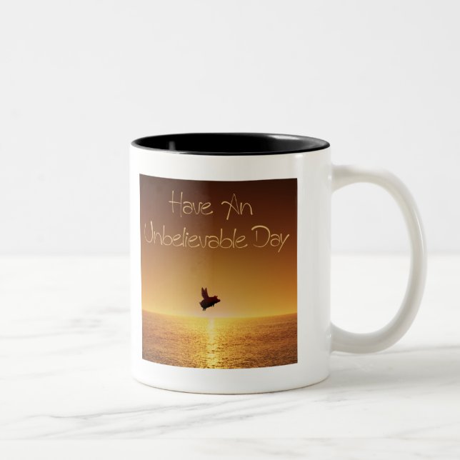 Tasse 2 Couleurs avoir une journée incroyable (Droit)