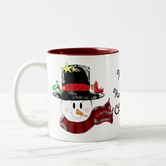 Tasse 2 Couleurs Ayez un Noël joyeux et charmant (Gauche)