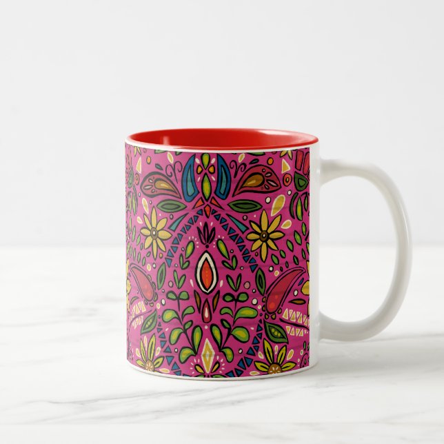 Tasse 2 Couleurs aziza rose (Droit)