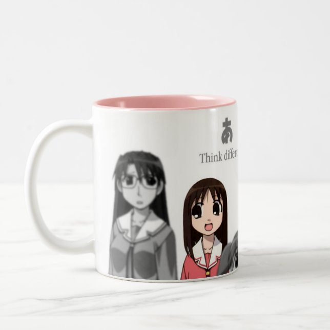 Tasse 2 Couleurs Azumanga - pensez différent ! (Gauche)
