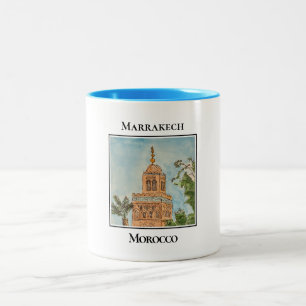 Tasse 2 Couleurs Bab Agnaou, Porte Principale, Marrakech, Maroc