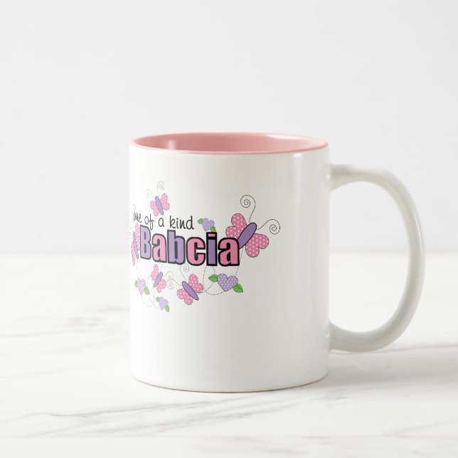 Tasse 2 Couleurs Babcia Unique (Droit)