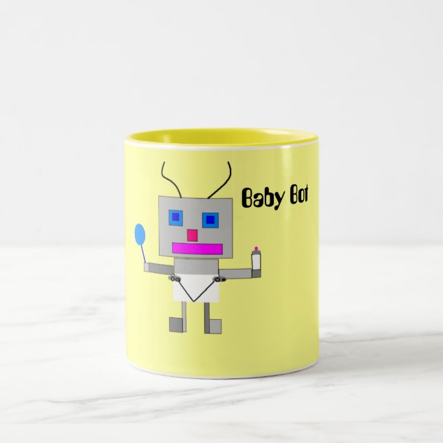 Tasse 2 Couleurs Baby Bot (Centre)