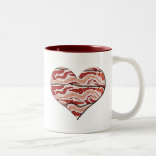 Tasse 2 Couleurs Bacon Heart