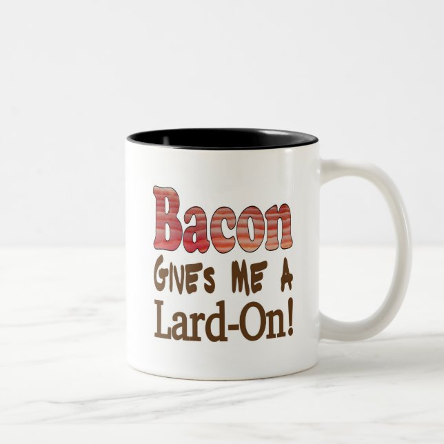 Tasse 2 Couleurs Bacon Lard (Droit)