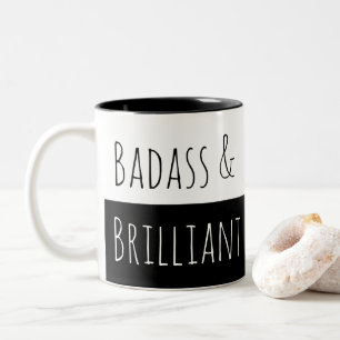 Tasse 2 Couleurs Badass et matin brillant