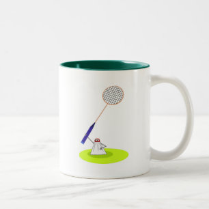 Tasse 2 Couleurs Badminton