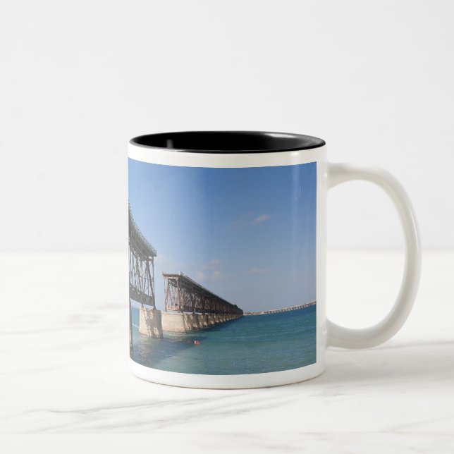Tasse 2 Couleurs Bahia Honda State Park, Keys de Floride, Key (Droit)