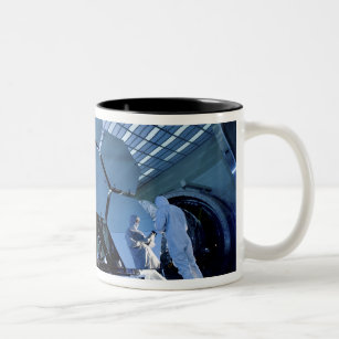 Tasse 2 Couleurs Baie de télescope spatial James Webb