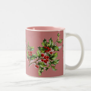 Tasse 2 Couleurs Baies Holly 001