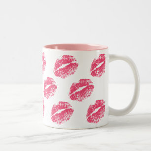 Tasse 2 Couleurs Baiser rose